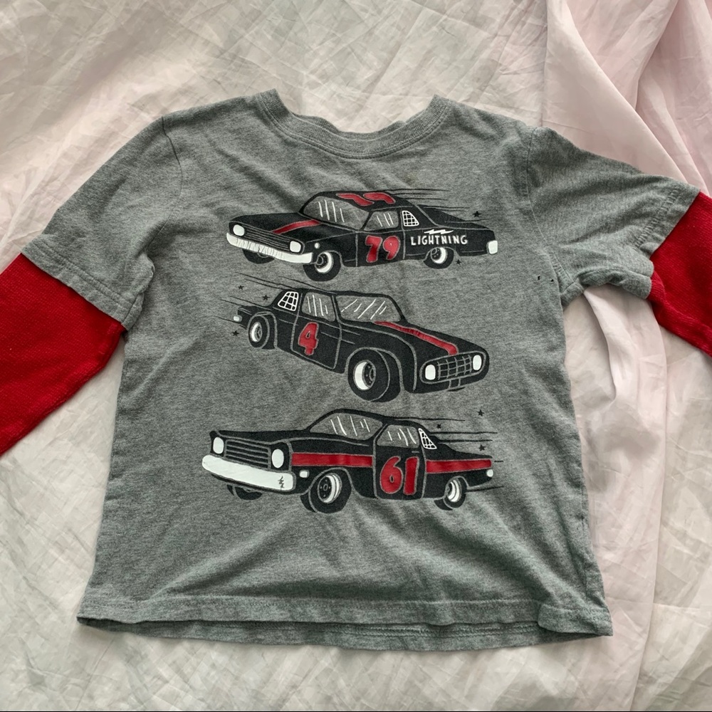 little boys cars long sleeves
